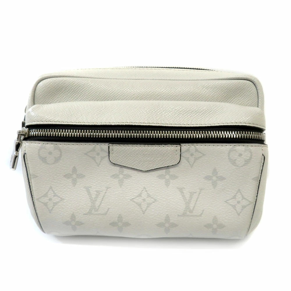 LOUIS VUITTON Bum Bag Outdoor Body Bum Crossbody Belt White Blon Taigarama